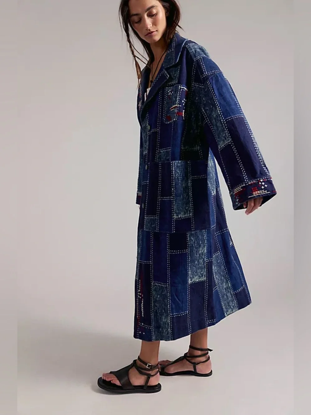 NWT! Free People We The Free Open Studio Duster Sz M/L